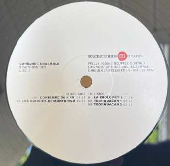 2LP Cohelmec Ensemble: 5 Octobre 1974 DLX | LTD
