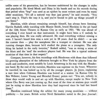 CD Coleman Hawkins: The Genius Of Coleman Hawkins