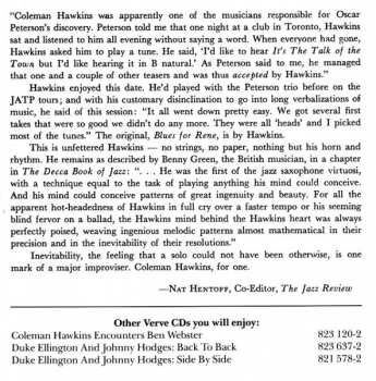 CD Coleman Hawkins: The Genius Of Coleman Hawkins