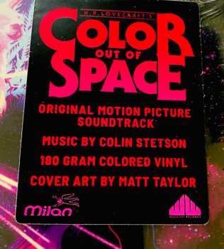 LP Colin Stetson: H.P. Lovecraft's Color Out Of Space (Original Motion Picture Soundtrack) CLR