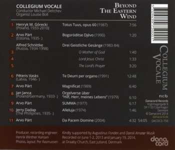 CD Collegium Vocale: Beyond the Eastern Wind