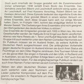 CD Comedian Harmonists: Die Legende Lebt