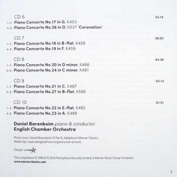 10CD/Coffret Wolfgang Amadeus Mozart: Complete Piano Concertos