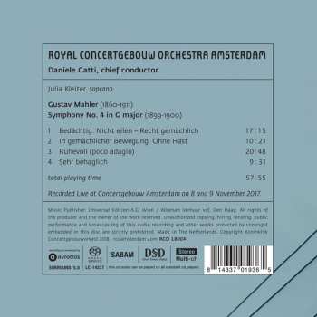 SACD Gustav Mahler: Symphony No.4