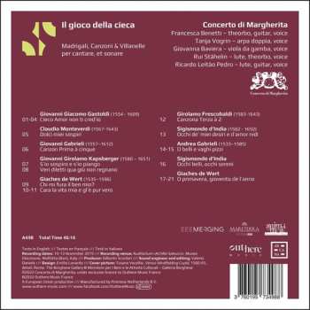 CD Concerto Di Margherita: Il Gioco Della Cieca