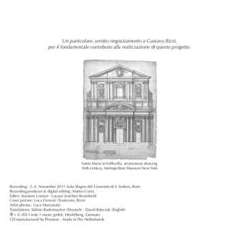 CD Concerto Romano: Sacred Music For The Poor At Santa Maria In Vallicella, Rome