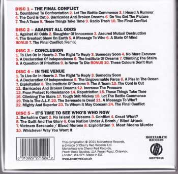 5CD/Coffret Conflict: Statements Of Intent 1988-1994