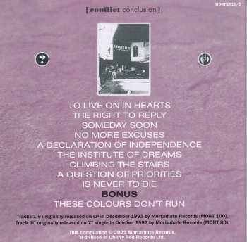 5CD/Coffret Conflict: Statements Of Intent 1988-1994