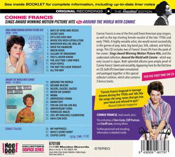 CD Connie Francis: Connie Francis Sings Award Winning Motion Picture Hits / Around The World With Connie
