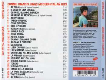 CD Connie Francis: Connie Francis Sings Modern Italian Hits