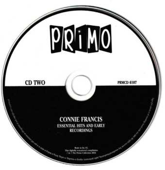 2CD Connie Francis: Essential Hits And Early Recordings