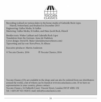 CD Conrad Beck: Complete Music For Solo Piano