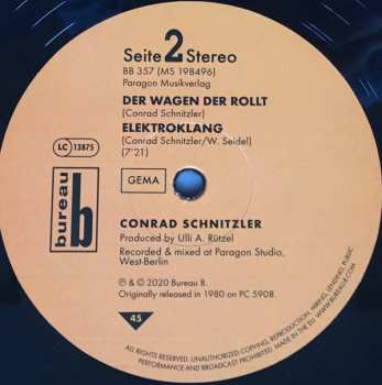 LP Conrad Schnitzler: Auf Dem Schwarzen Kanal