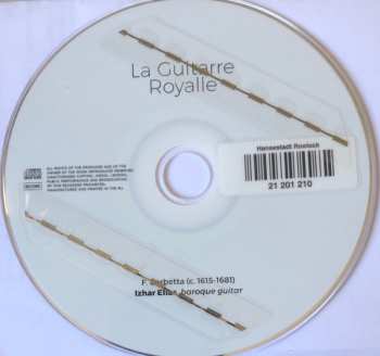 CD Izhar Elias: La Guitarre Royalle