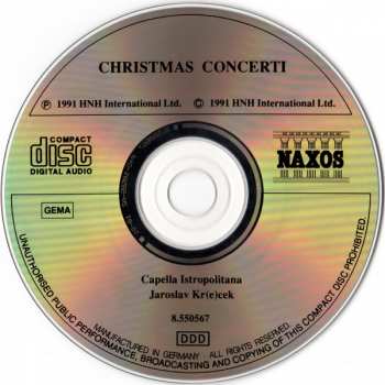 CD Johann Sebastian Bach: Christmas Concerti