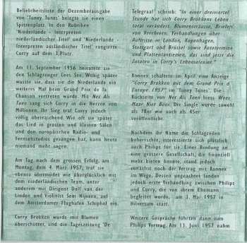 CD Corry Brokken: Nana - Die Ronnex Aufnahmen