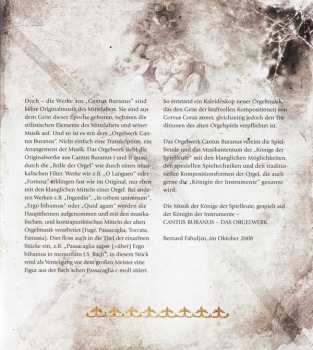 CD Corvus Corax: Cantus Buranus (Das Orgelwerk)