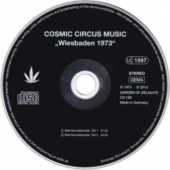 CD Cosmic Circus Music: Wiesbaden 1973