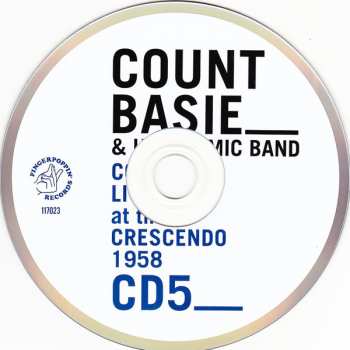 5CD Count Basie Orchestra: Complete Live At The Crescendo 1958 LTD | DLX