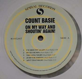 LP Count Basie Orchestra: On My Way & Shoutin' Again! LTD | CLR