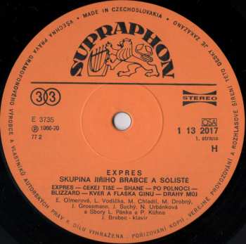 LP Country Beat Jiřího Brabce: »Expres»