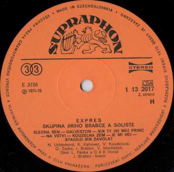 LP Country Beat Jiřího Brabce: »Expres»