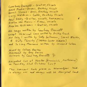 LP Courtney Barnett: MTV Unplugged (Live In Melbourne) CLR
