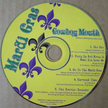CD Cowboy Mouth: Mardi Gras