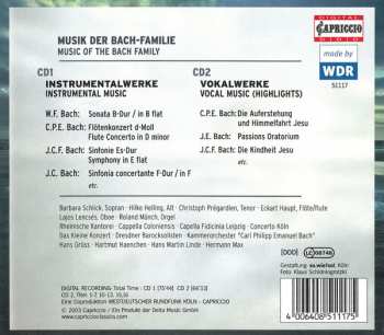 2CD Wilhelm Friedemann Bach: Musik Der Bach-Familie