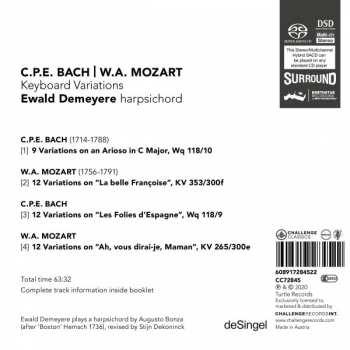 SACD Wolfgang Amadeus Mozart: Keyboard Variations