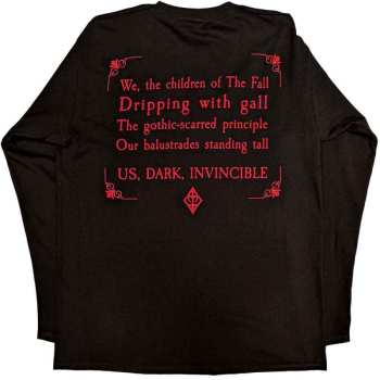 Marchandises Cradle Of Filth: Cradle Of Filth Unisex Long Sleeve T-shirt: Existence Band (back & Sleeve Print) (medium) M