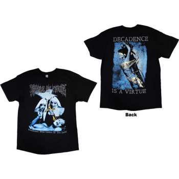 Marchandises Cradle Of Filth: Cradle Of Filth Unisex T-shirt: Decadence (back Print) (small) S