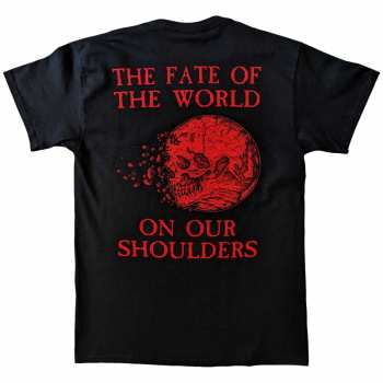 Marchandises Cradle Of Filth: Cradle Of Filth Unisex T-shirt: Existance Is Futile Saturn (back Print) (small) S