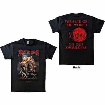 Marchandises Cradle Of Filth: Cradle Of Filth Unisex T-shirt: Existance Is Futile Saturn (back Print) (small) S