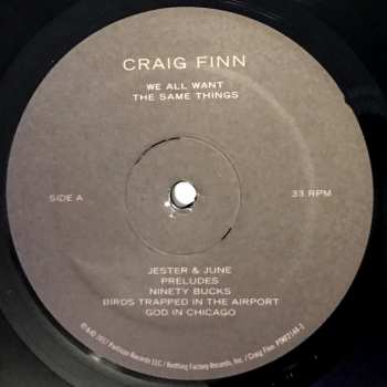 LP Craig Finn: We All Want The Same Things