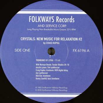 LP Craig Kupka: Crystals - New Music For Relaxation 2