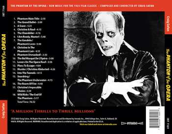 CD Craig Safan: The Phantom Of The Opera - New Music for the 1925 Film Classic