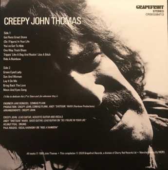 3CD/Coffret Creepy John Thomas: Trippin' Like A Dog And Rockin' Like A Bitch: The Complete Recordings