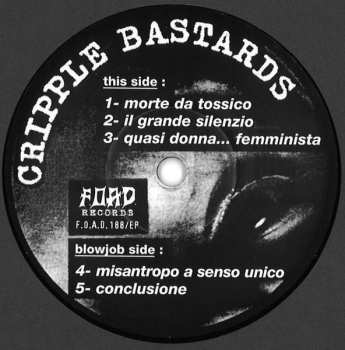 LP/CD/SP Cripple Bastards: Misantropo A Senso Unico CLR | LTD