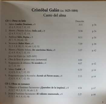 2CD/Coffret La Grande Chapelle: Canto Del Alma: Obras En Latín Y En Romance