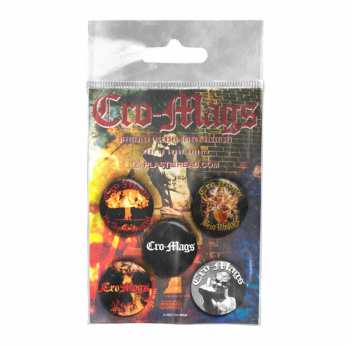 Merch Cro-Mags: Ensemble de plaques Cro-mags Button Badge Set