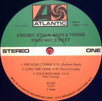 2LP Crosby, Stills, Nash & Young: 4 Way Street