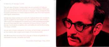 CD George Crumb: Dream Sequence, Cello Sonata, Vox Balaenae