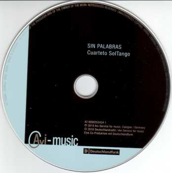 CD Cuarteto Soltango: Sin Palabras DIGI