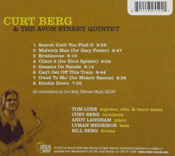 CD Curt Berg & The Avon Street Quintet: At Stagg Street Studio