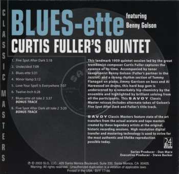 CD Curtis Fuller's Quintet: Blues-ette