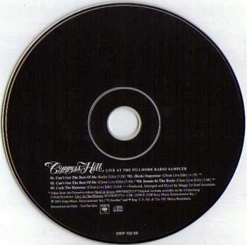 CD Cypress Hill: Live At The Fillmore Radio Sampler