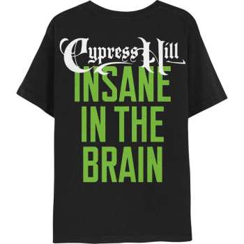 Marchandises Cypress Hill: Cypress Hill Unisex T-shirt: Insane In The Brain (back Print) (x-large) XL