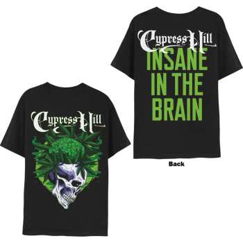 Marchandises Cypress Hill: Cypress Hill Unisex T-shirt: Insane In The Brain (back Print) (x-large) XL