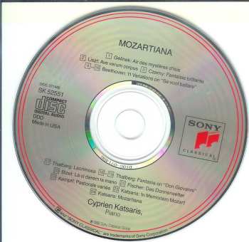 CD Cyprien Katsaris: Mozartiana